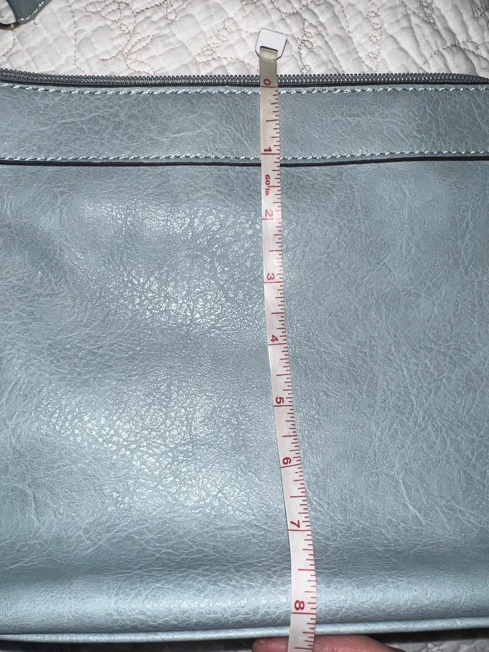 Malibu Skye - Light Blue Women’s Leather Crossbody Shoulder Bag